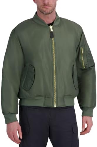 Amazon.com: Fox Outdoor Products MA-1 Flight Jacket, Black, Small